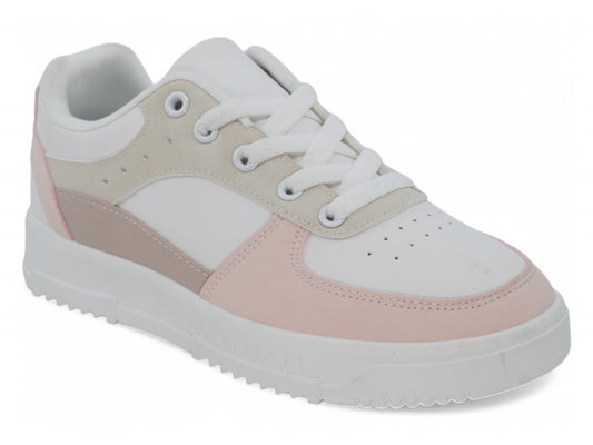 Women`s Pink Delanie Court Sneaker